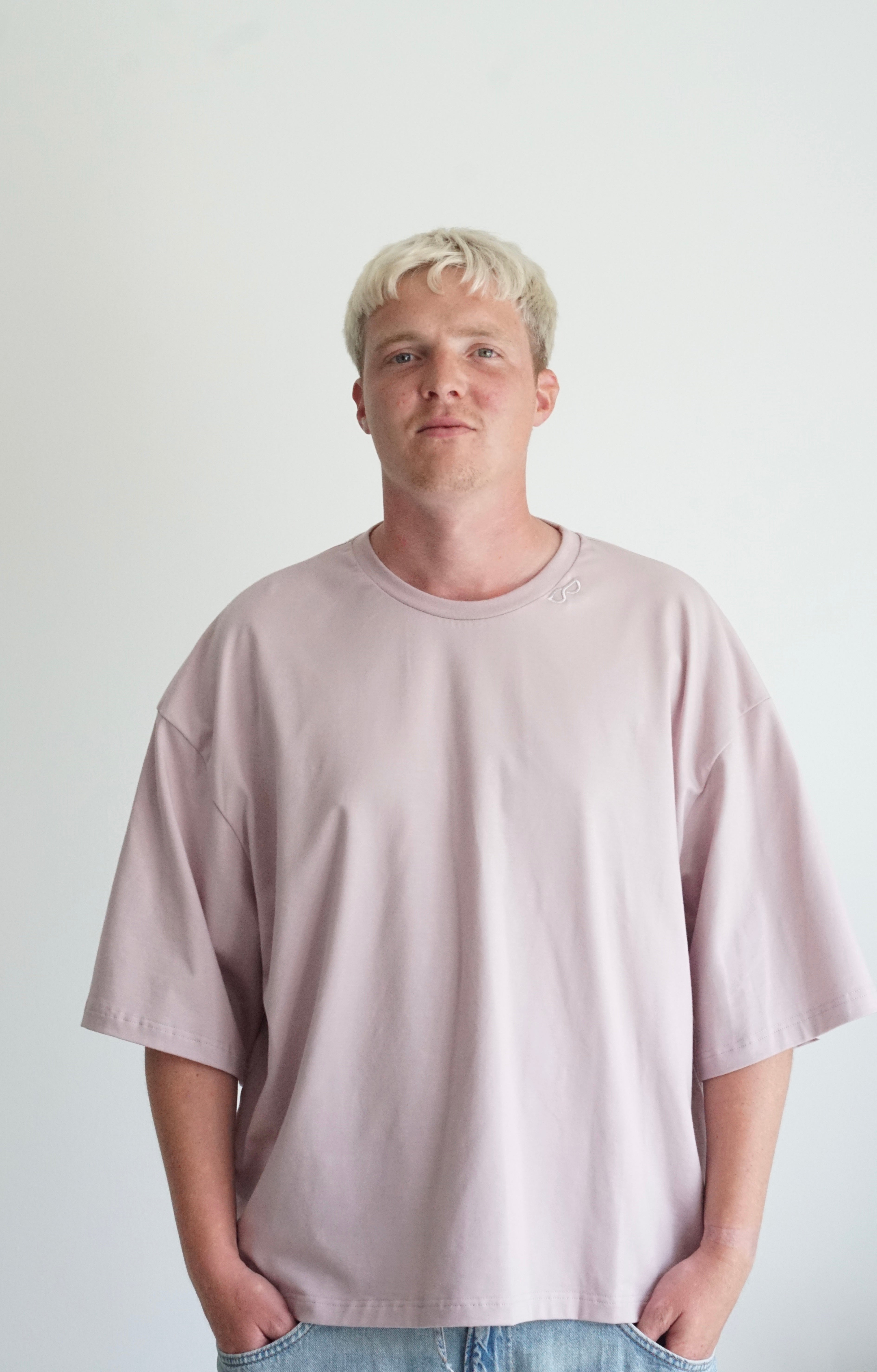 b's baggy t shortsleeve nude roze