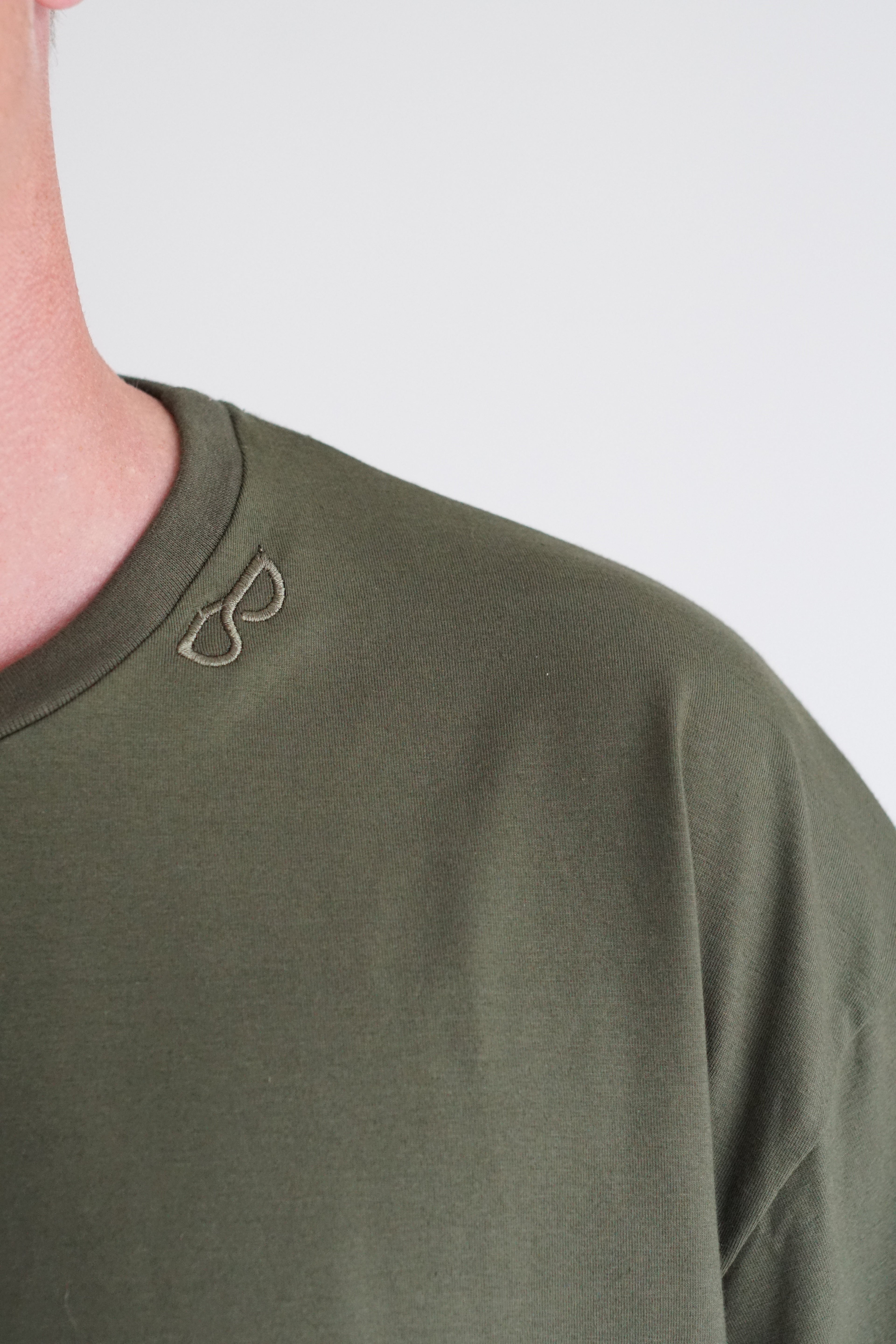 b's baggy longsleeve kaki groen