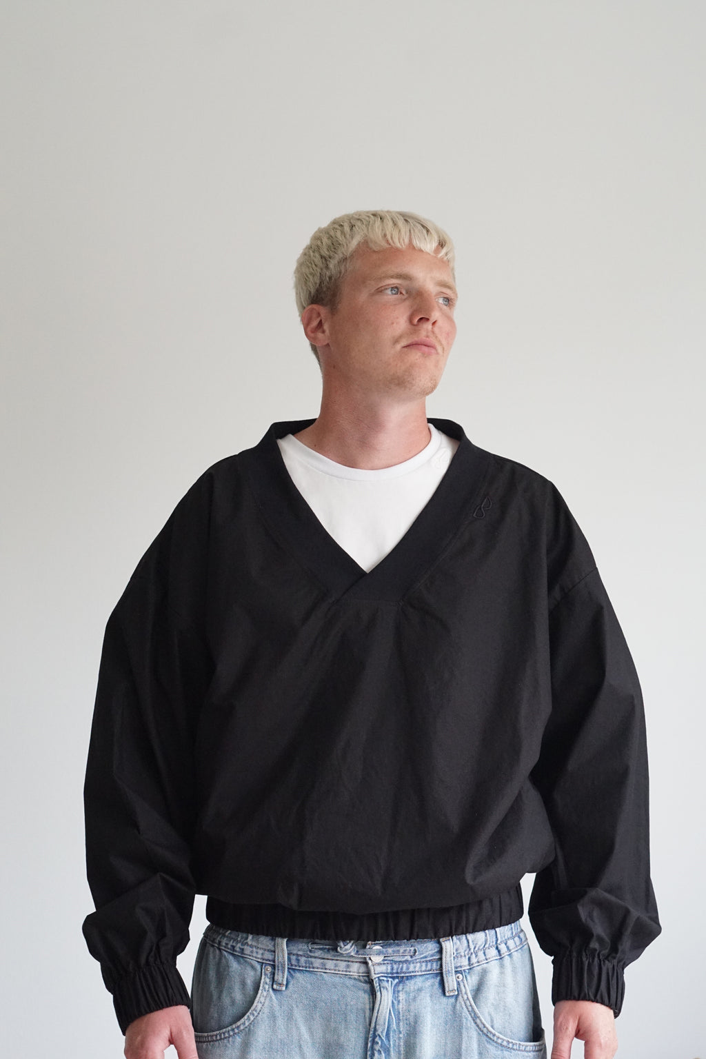 b's windbreaker zwart
