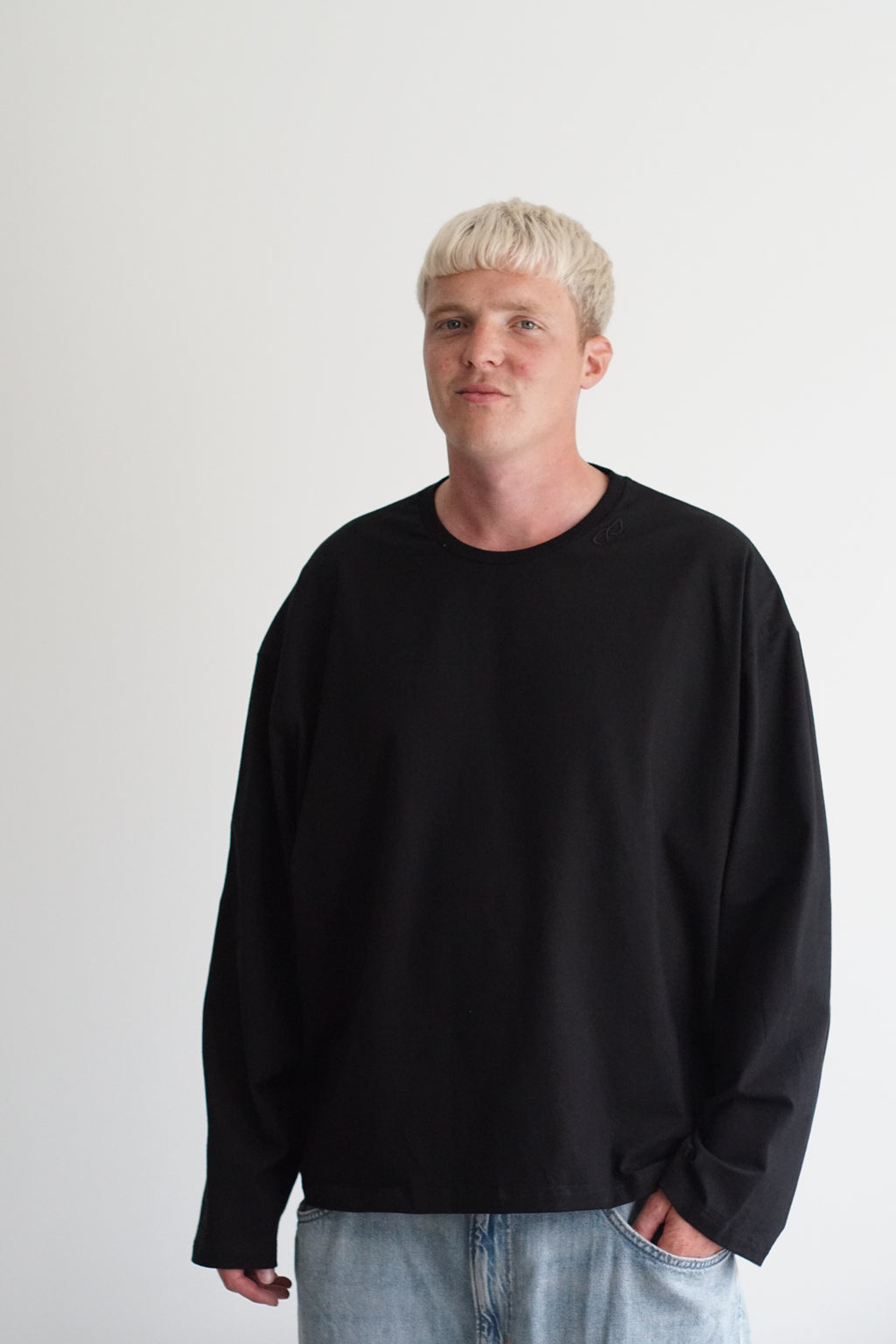 b's baggy longsleeve zwart