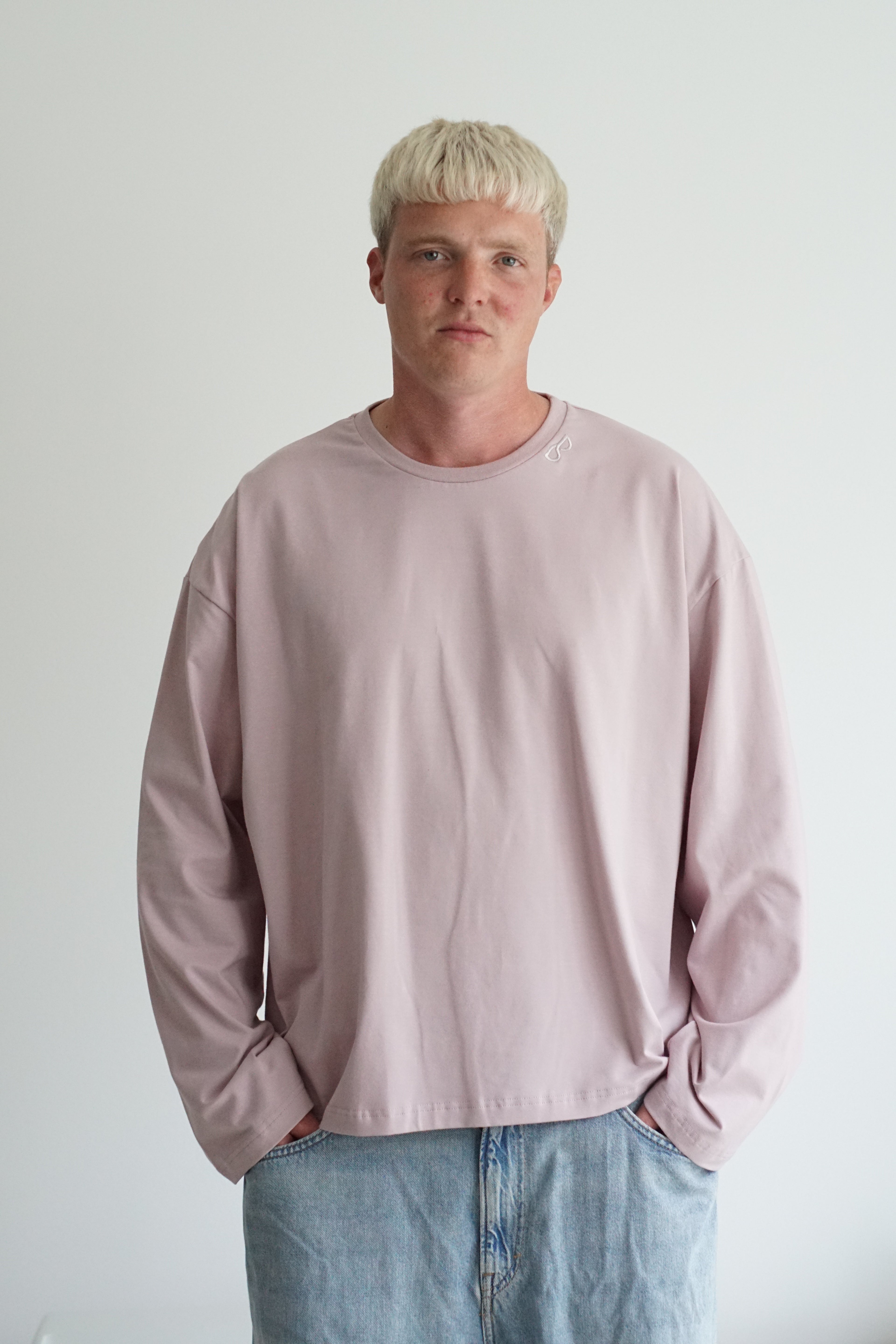 b's baggy longsleeve nude roze