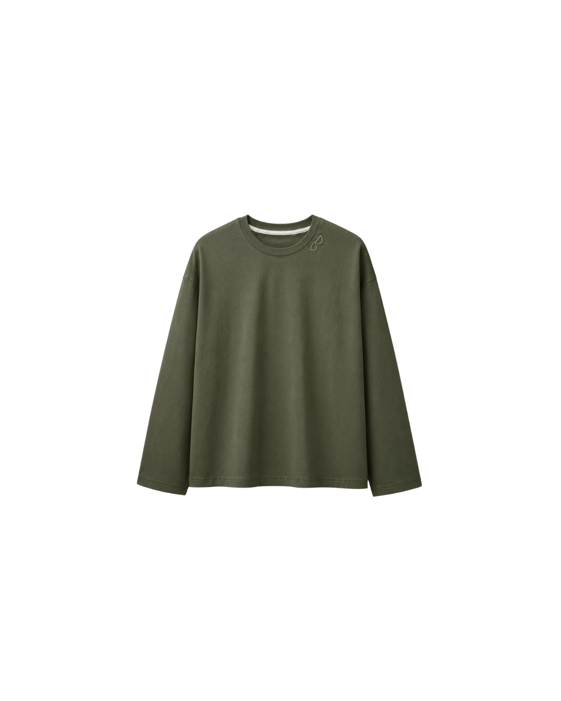 b's baggy longsleeve kaki groen