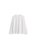b's baggy longsleeve off-white/white collar