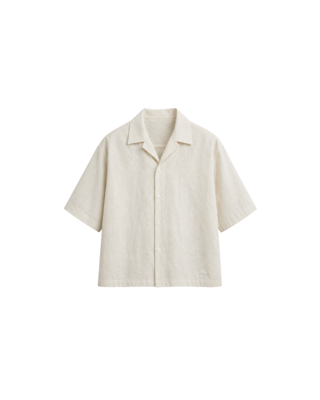 b's linnen overhemd off-white