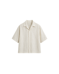 b's linnen overhemd off-white