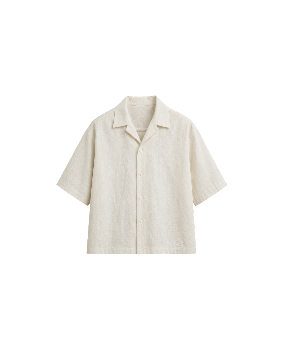b's linnen overhemd off-white