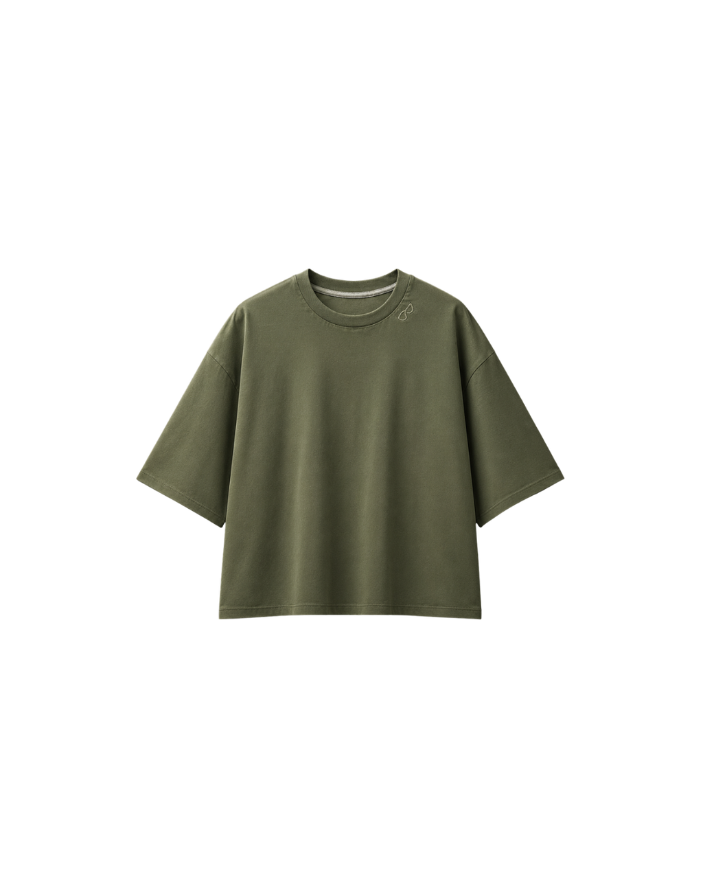 b's baggy t shortsleeve kaki groen