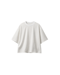 b's baggy t shortsleeve off-white/white collar