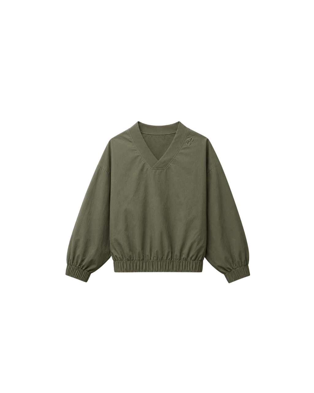 b's windbreaker donker groen