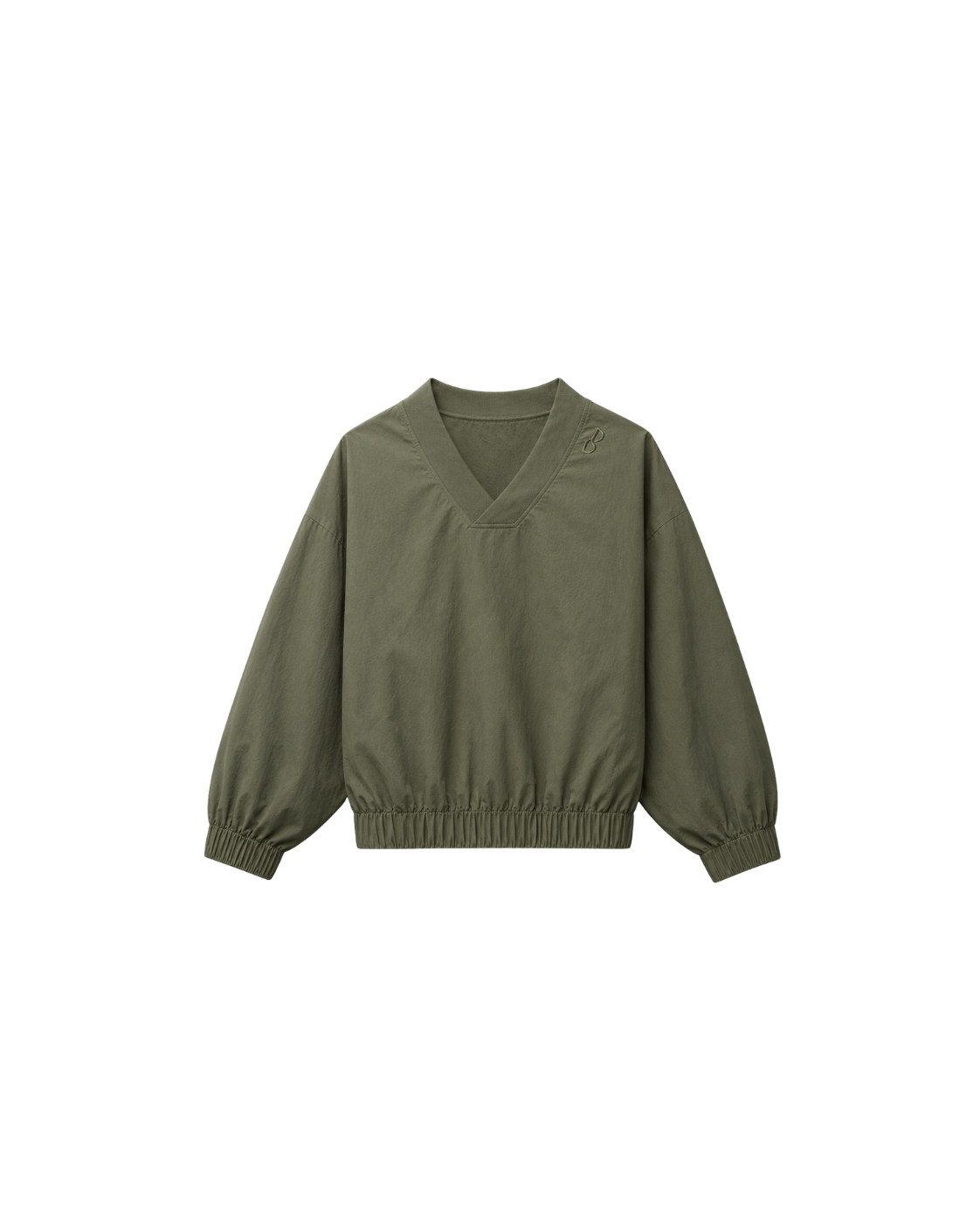 b's windbreaker donker groen
