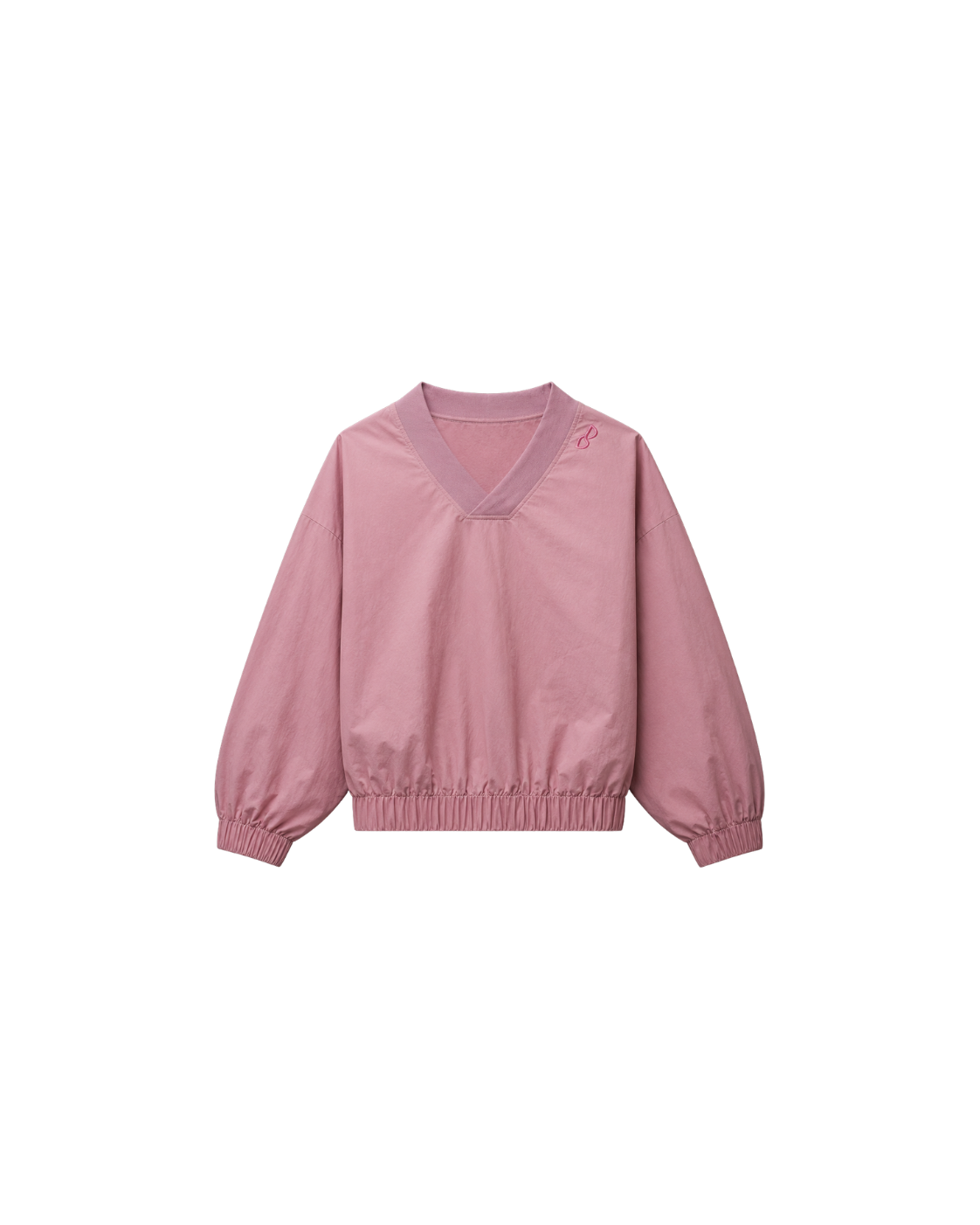 b's windbreaker oud-roze
